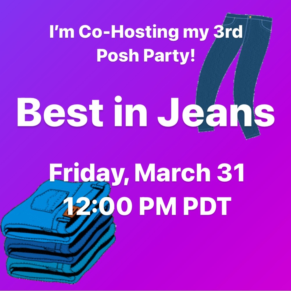 Co-Hosting Best in Jeans Party on March 31st!